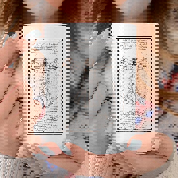 レオナルド・ダ・ヴィンチの「ヴィトルヴィア人」 オリジナル コーヒーマグ 面白い贈り物