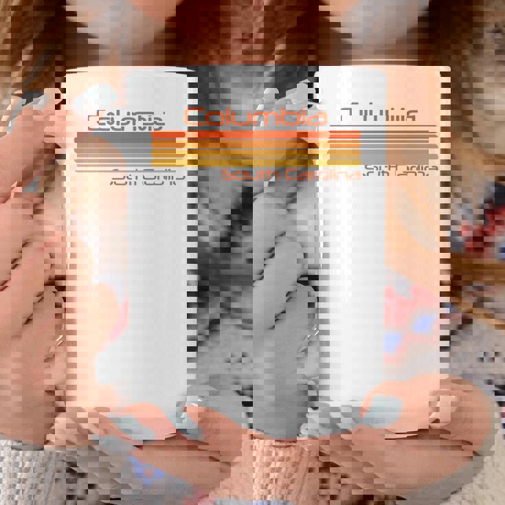 レトロ コロンビア サウスカロライナ 長袖tシャツ コーヒーマグ 面白い贈り物