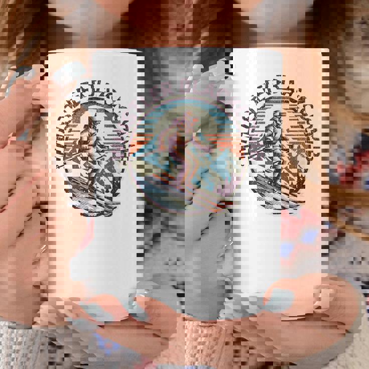 レトロ ヴィンテージ ウィスラー ブラッコム カナダ スキー リゾート 冬 コーヒーマグ 面白い贈り物