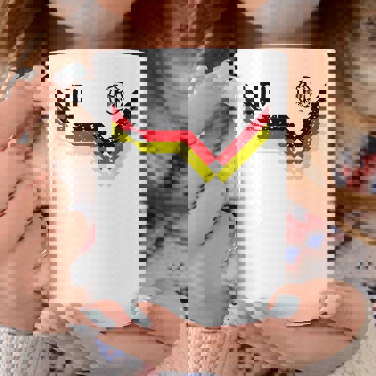 レトロなドイツシャツサッカージャージードイツ コーヒーマグ 面白い贈り物