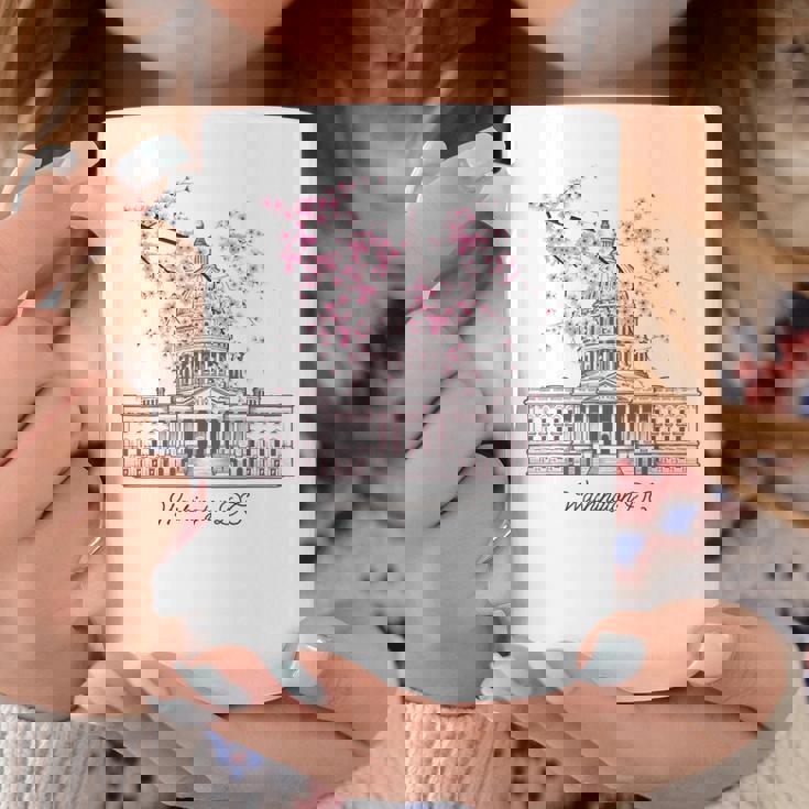 ワシントンdcキャピトルビル桜 コーヒーマグ 面白い贈り物