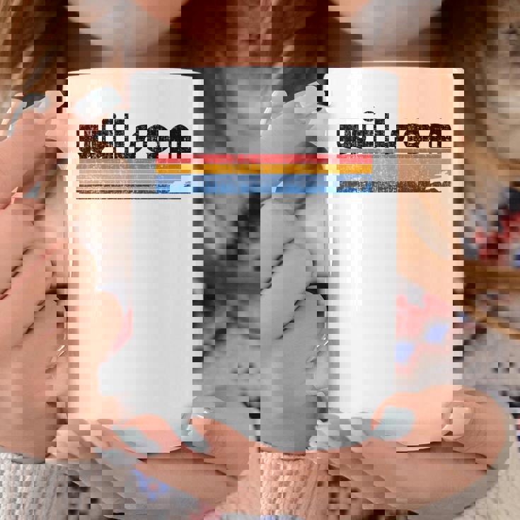 ヴィンテージ 80年代スタイル ウィルソン、ノースカロライナ州 コーヒーマグ 面白い贈り物