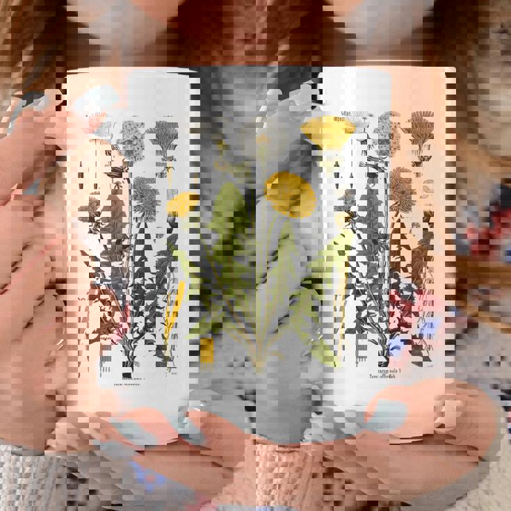 ヴィンテージ タンポポ チャート タンポポポ ボタニカル コーヒーマグ 面白い贈り物