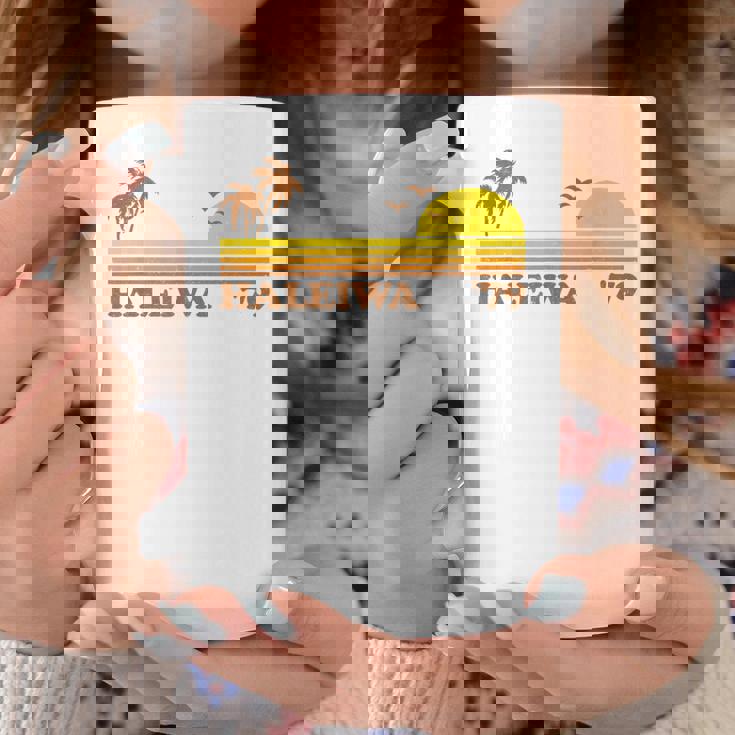 ヴィンテージ ハレイワ ハワイ ノースショア ビーチ レトロ サンセット 70年代 コーヒーマグ 面白い贈り物