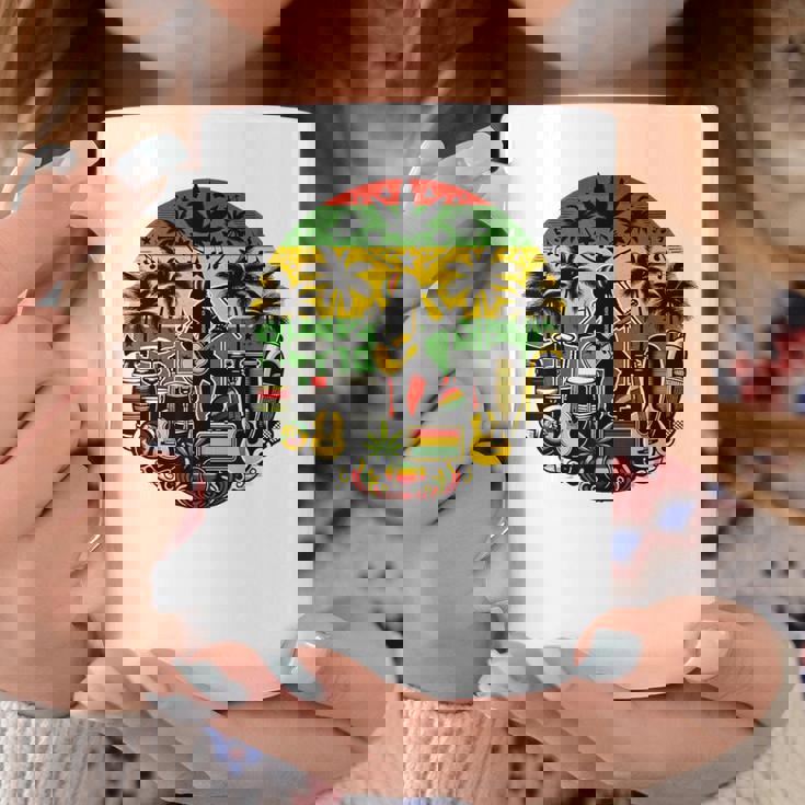 ヴィンテージ レゲエ服 ジャマイカ服 ラスタ服 レゲエ コーヒーマグ 面白い贈り物