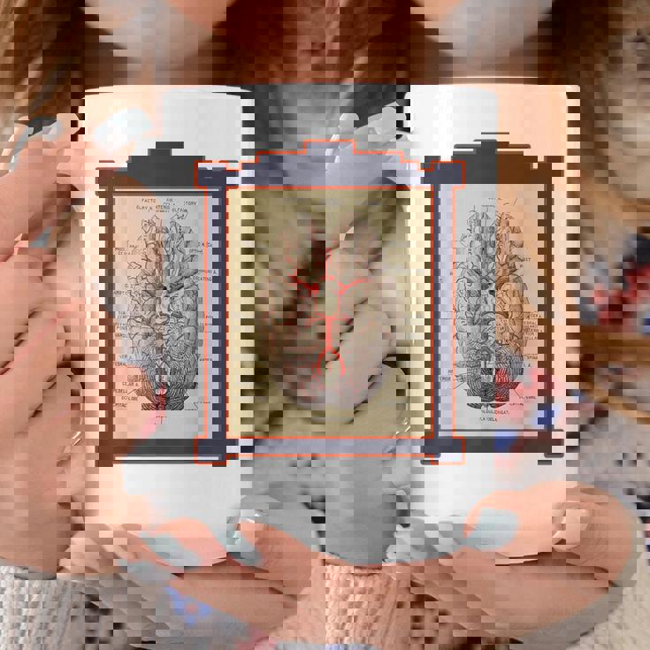 ヴィンテージ 人間の脳 解剖図 コーヒーマグ 面白い贈り物