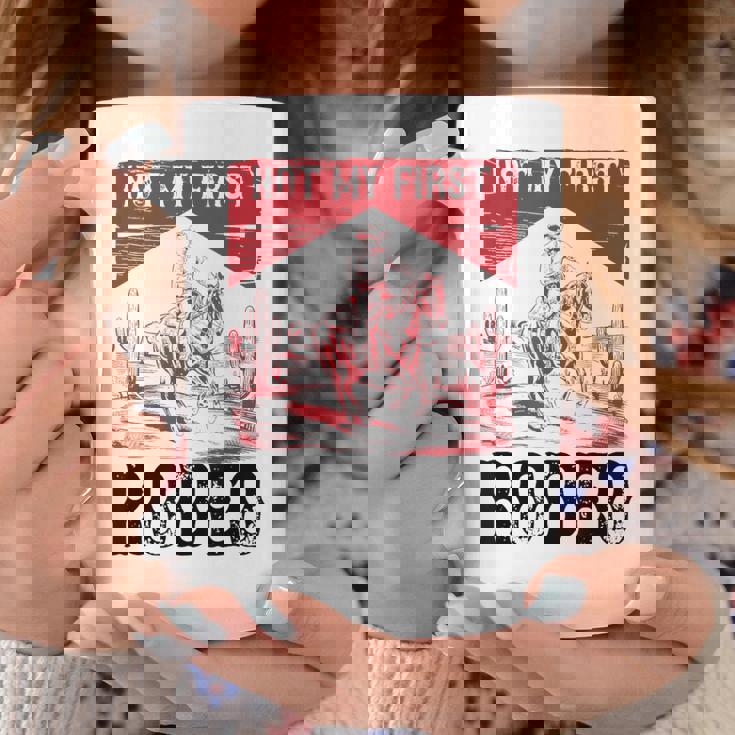 ヴィンテージ・ノット・マイ・ファースト・ロデオ、ファニー・ライディング・カウボーイ・ロデオ コーヒーマグ 面白い贈り物