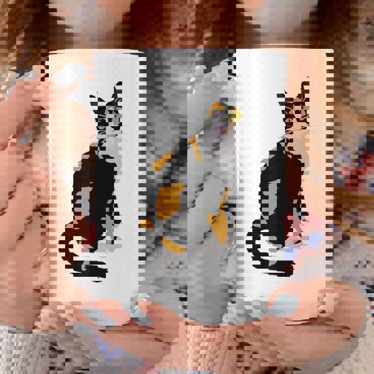 三毛猫ポートレート かわいい三毛猫 三毛猫好き コーヒーマグ 面白い贈り物