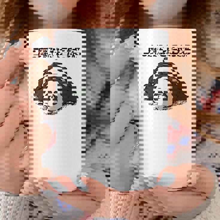 二度寝ることは三度ある ネタ ことわざ 言い間違いことわざ 慣用句 ジョーク ギャグ ダジャレ ツッコミ パンダ コーヒーマグ 面白い贈り物