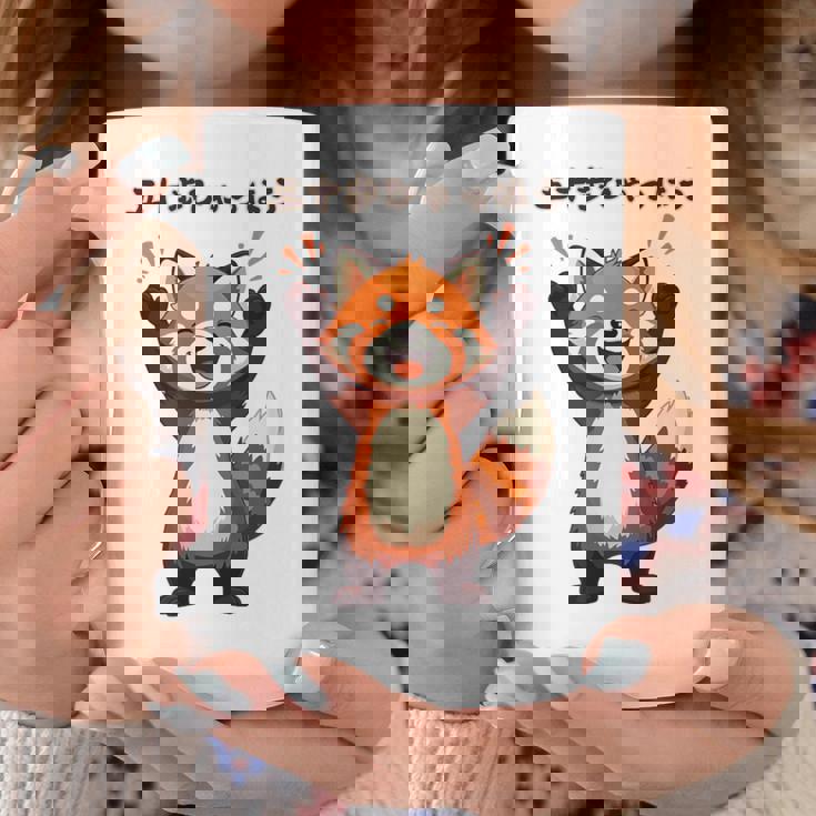 五十歩ひゃっほう レッサーパンダ ネタ ことわざ ことわざのもじり ジョーク ギャグ ダジャレ ツッコミ おもしろ メン コーヒーマグ 面白い贈り物