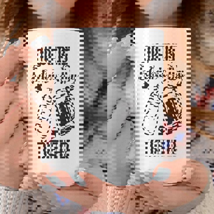 初めての父の日 Together Beer First Time Dad コーヒーマグ 面白い贈り物