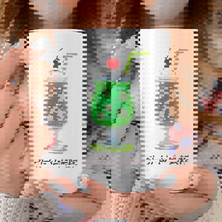 和風クリームソーダ レトロ メロンフロート カワイイ 美学 コーヒーマグ 面白い贈り物