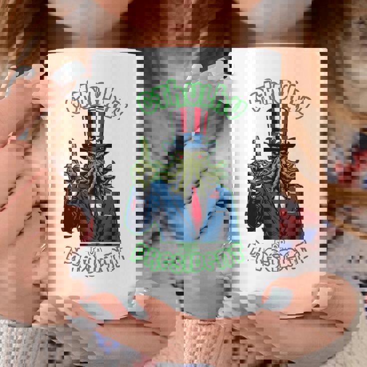 大統領のためのクトゥルフ 長袖tシャツ コーヒーマグ 面白い贈り物