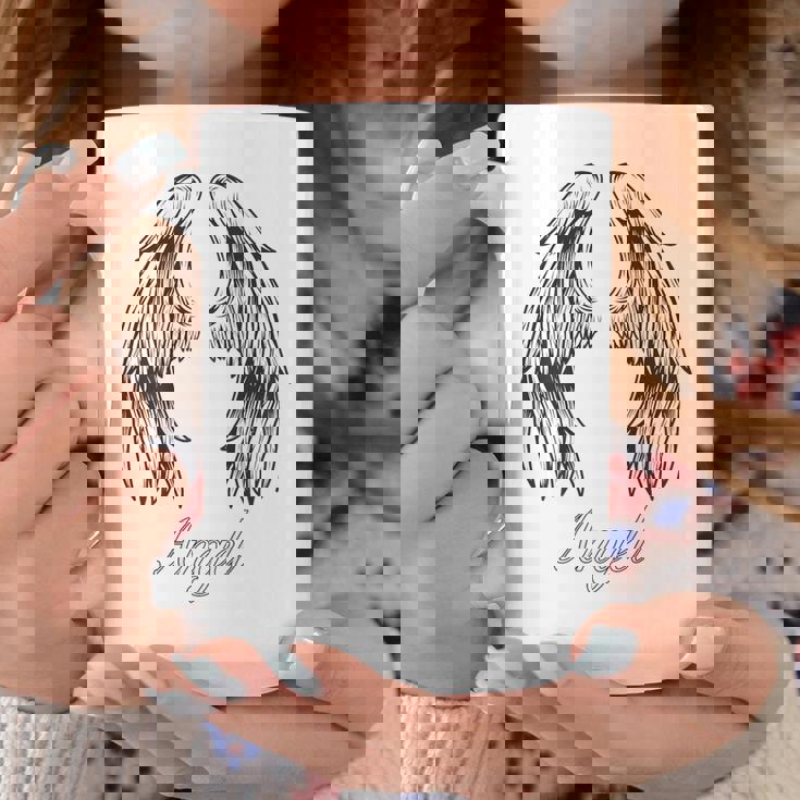 天使 背中には天使の羽 コーヒーマグ 面白い贈り物