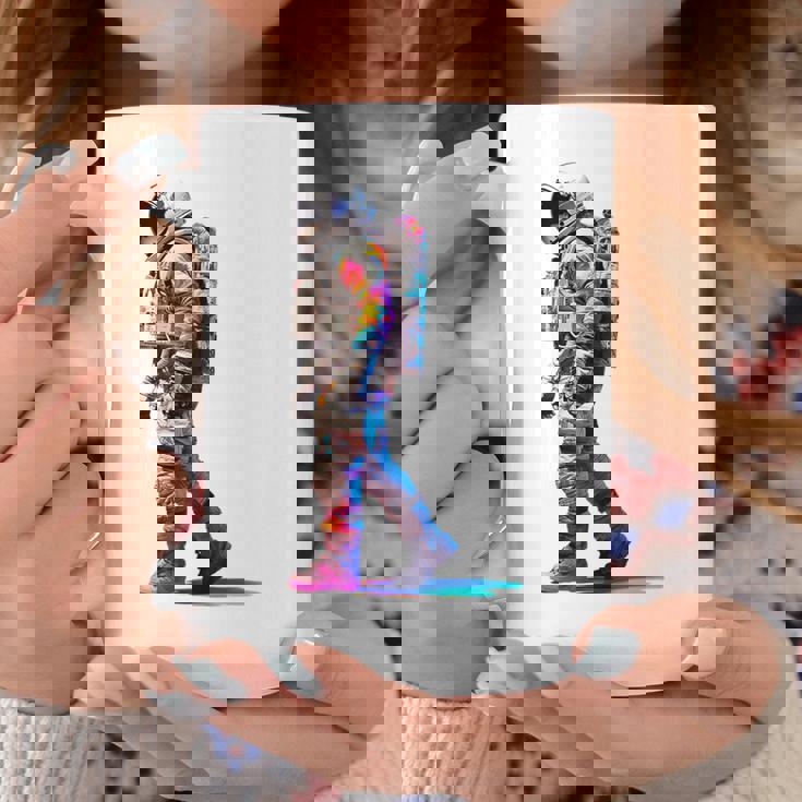 宇宙飛行士 宇宙モチーフ カラフル 宇宙飛行士 コーヒーマグ 面白い贈り物