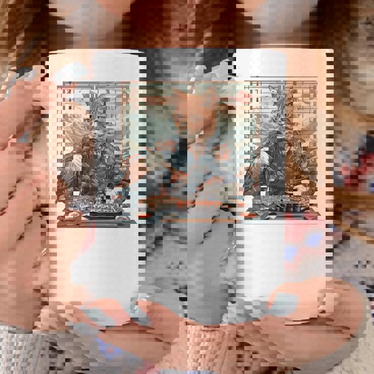 寿司好き ヴィンテージ 子猫 伝統 日本の芸術 猫 長袖tシャツ コーヒーマグ 面白い贈り物