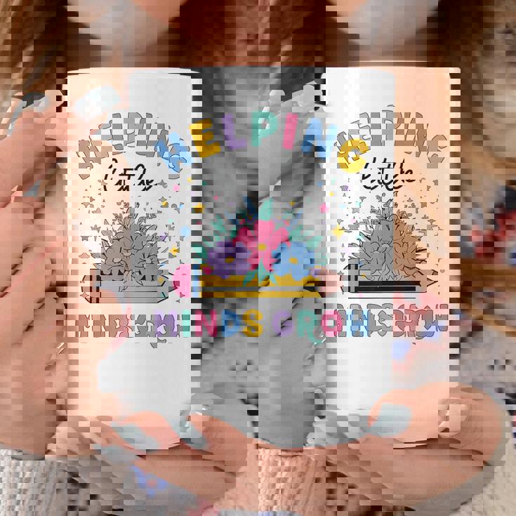 小さな心の成長を助ける ワイルドフラワー 幼稚園 先生 コーヒーマグ 面白い贈り物