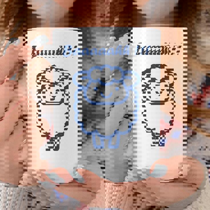 小さな羊 かわいいシンプルなミニマリストの動物 羊 コーヒーマグ 面白い贈り物