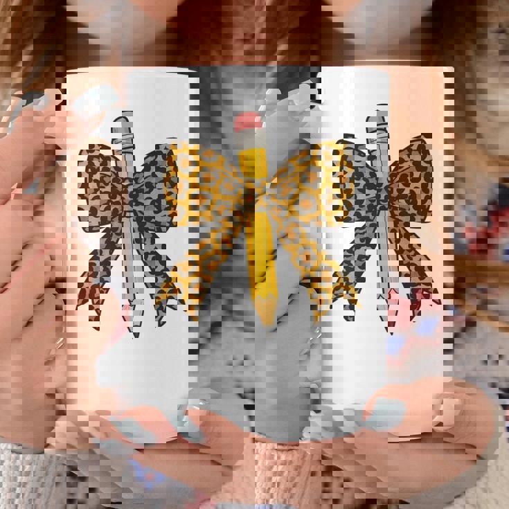 弓鉛筆 ヒョウ柄 初日 新学期 長袖tシャツ コーヒーマグ 面白い贈り物