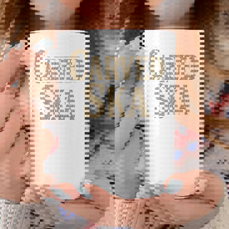 彫刻スカ 長袖tシャツ コーヒーマグ 面白い贈り物