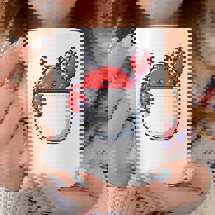 愛らしい かわいい ちび 和 ポケット カワイイ カニ コーヒーマグ 面白い贈り物