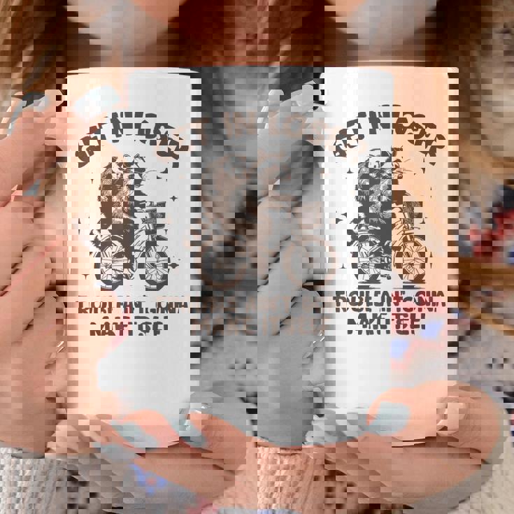 敗者トラブルに巻き込まれてもラクーンポッサムにはならない コーヒーマグ 面白い贈り物