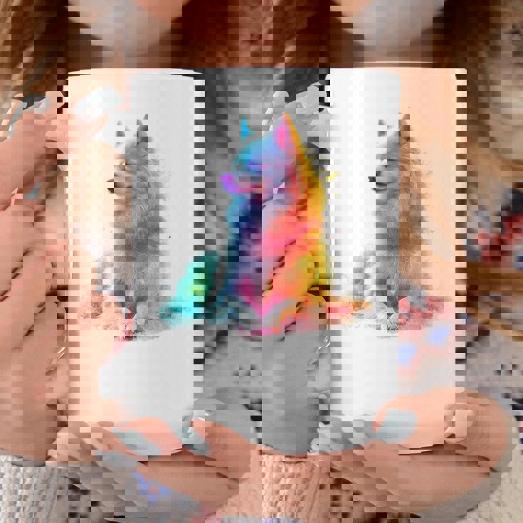 日本スピッツ 犬 モチーフ ペットアート 日本スピッツ コーヒーマグ 面白い贈り物