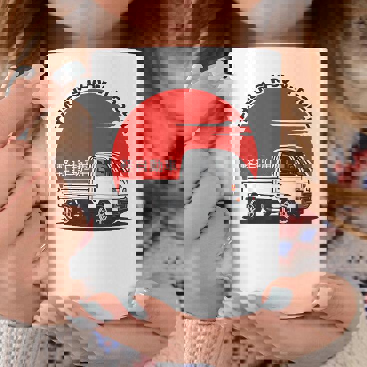 日本ミニトラック 軽自動車 キャブ オーバー コンパクト 四駆 オフロード トラック コーヒーマグ 面白い贈り物