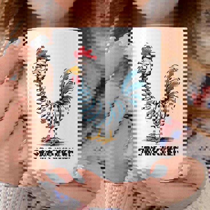 春のチキンチキンポゴスティックファニーチキン コーヒーマグ 面白い贈り物