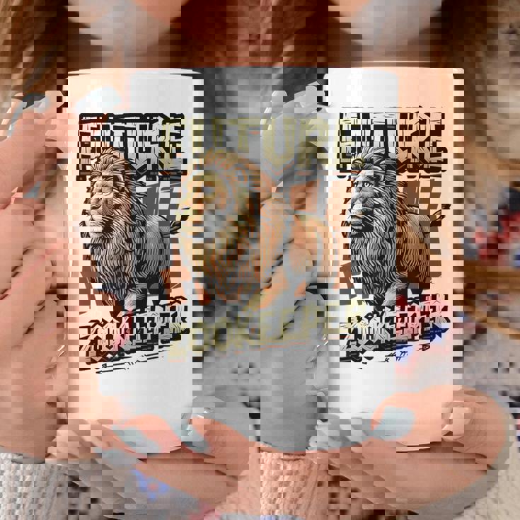 未来の飼育係ライオンの恋人 コーヒーマグ 面白い贈り物