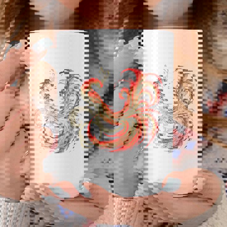 朱雀 不死鳥 火の鳥 フェニックス 漢字 イラスト バックプリント コーヒーマグ 面白い贈り物