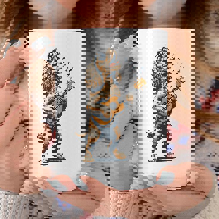 犬 演奏 ギター 歌う アメリカン コッカー スパニエル 面白い コーヒーマグ 面白い贈り物