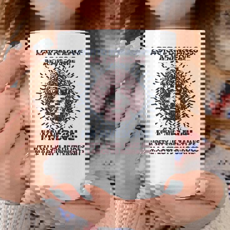 犬のお父さんはすごい-ブリード・ラゴット・ロマニョーロ・ドッグ・マム コーヒーマグ 面白い贈り物