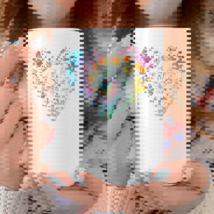 バックプリント 犬の足跡 犬 ペット 足跡 プリント コーヒーマグ 面白い贈り物