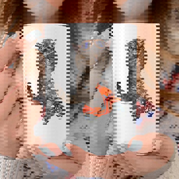 猫 ねこ バイク コーヒーマグ 面白い贈り物