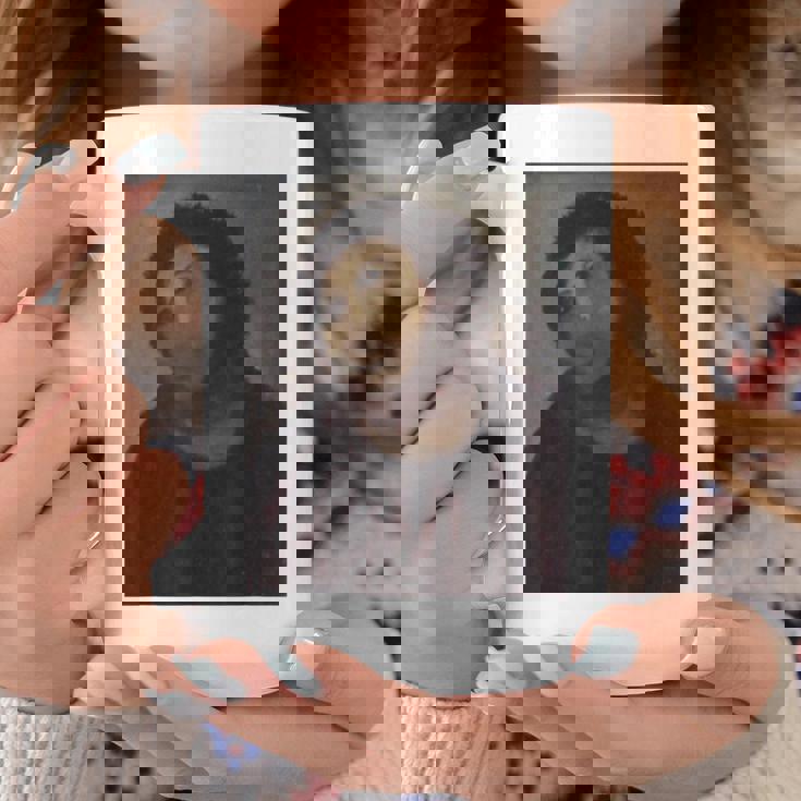 猿のイエスの絵、台無しにされたキリスト、フレスコ、ボッチドアートミーム。 コーヒーマグ 面白い贈り物