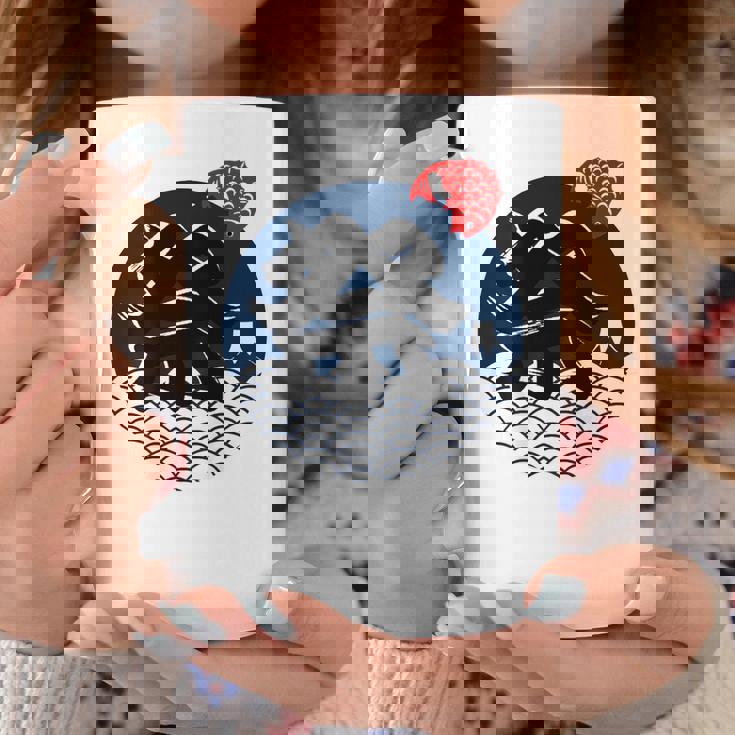 祭 まつり お祭り 海 富士山 鯛 夏祭り 秋祭り 花火大会 納涼まつり カジュアル はっぴのようなおもしろワッショイ コーヒーマグ 面白い贈り物