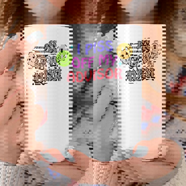 私はアドバイザーを怒らせます コーヒーマグ 面白い贈り物