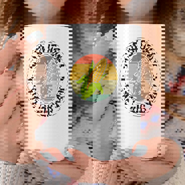 私はトウモロコシを食べます コーヒーマグ 面白い贈り物