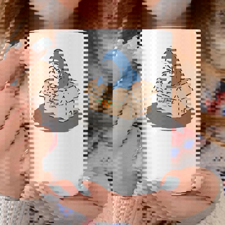 箱入りサメ コーヒーマグ 面白い贈り物