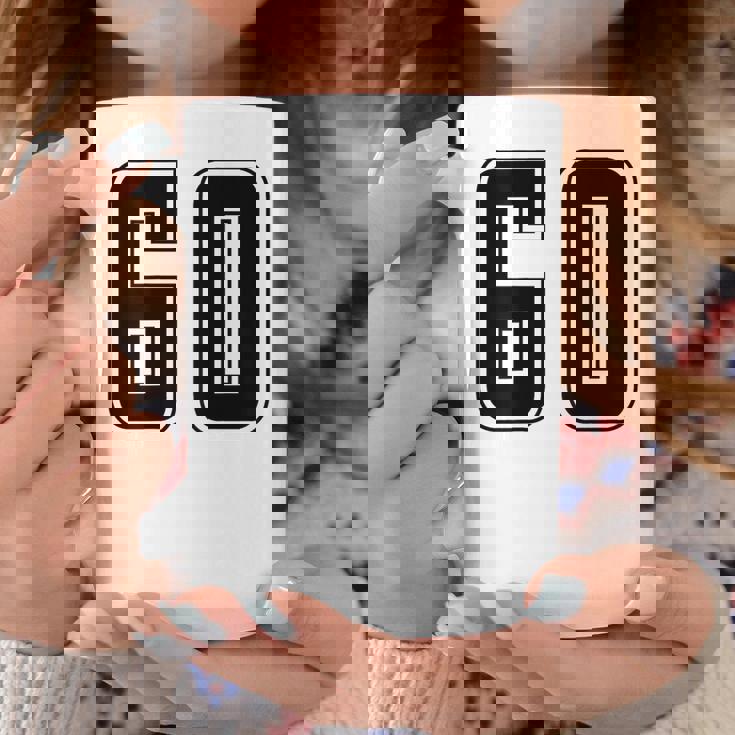 背番号 60 チーム短大スポーツ背番号付きユニフォーム コーヒーマグ 面白い贈り物