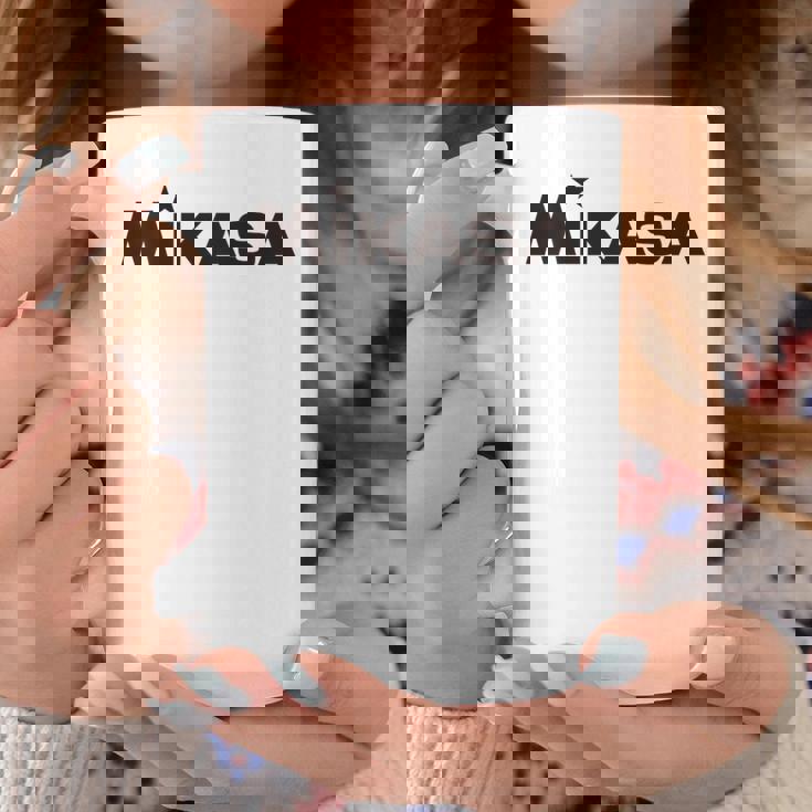 背面ロゴbkプリント バレーボール コーヒーマグ 面白い贈り物