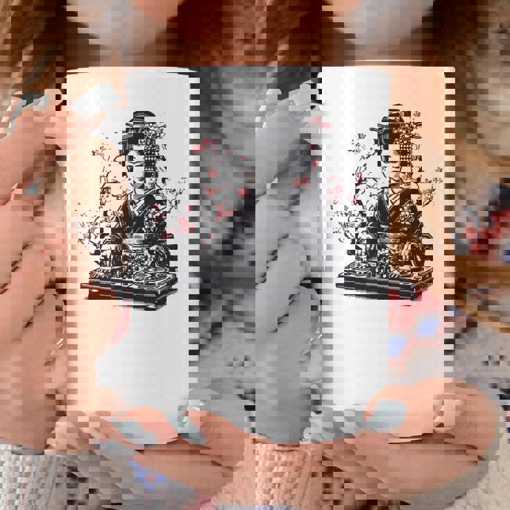芸者 Dj 着物 和 美的 原宿 コーヒーマグ 面白い贈り物