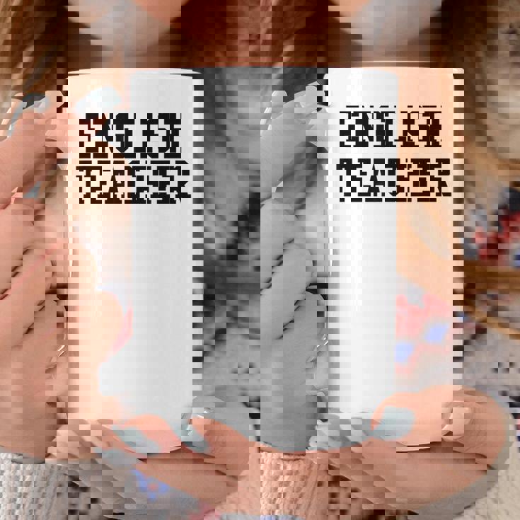 英語教師 かわいい教師の学校服 コーヒーマグ 面白い贈り物