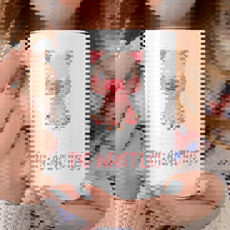 バックプリント 豚の口笛を信じる コーヒーマグ 面白い贈り物