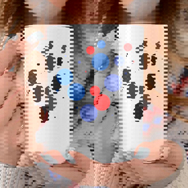 赤 青 ドット イベント 家族 お揃い コーヒーマグ 面白い贈り物