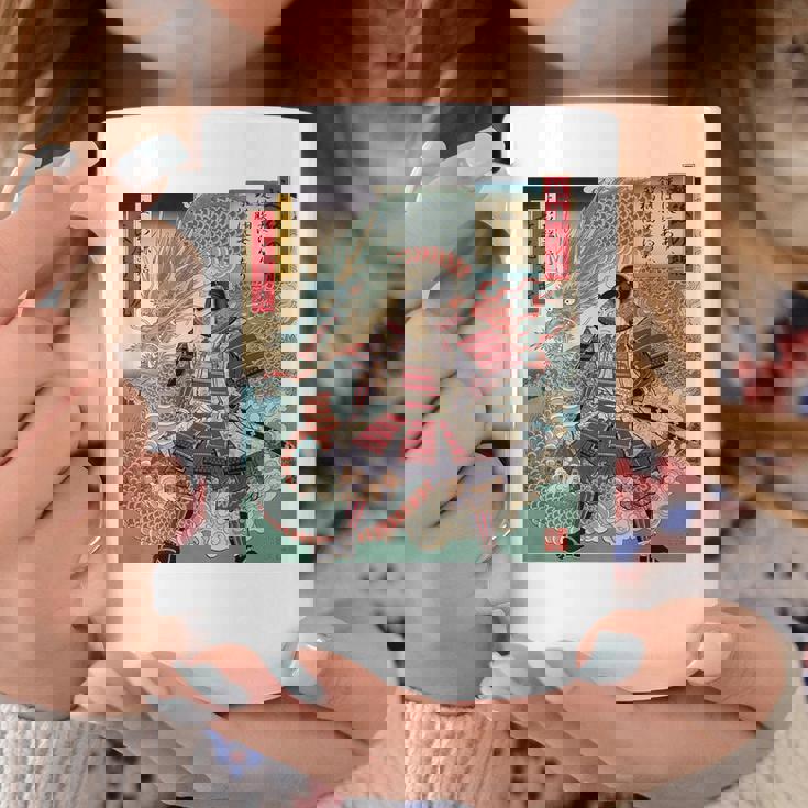 越後の龍 上杉謙信 長尾景虎 毘沙門天 軍神 バックプリント コーヒーマグ 面白い贈り物