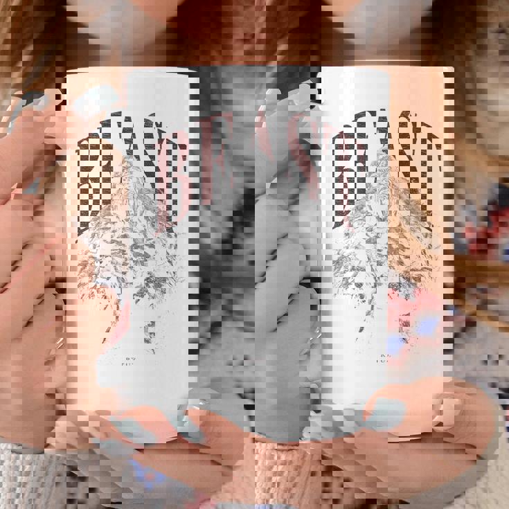 バックプリント 野生の落書きゴリラカラフルな動物猿猿ゴリラ コーヒーマグ 面白い贈り物