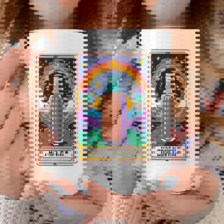 面白い Choccy ミルク タロット カード チョコレート ミルクセーキ 長袖tシャツ コーヒーマグ 面白い贈り物