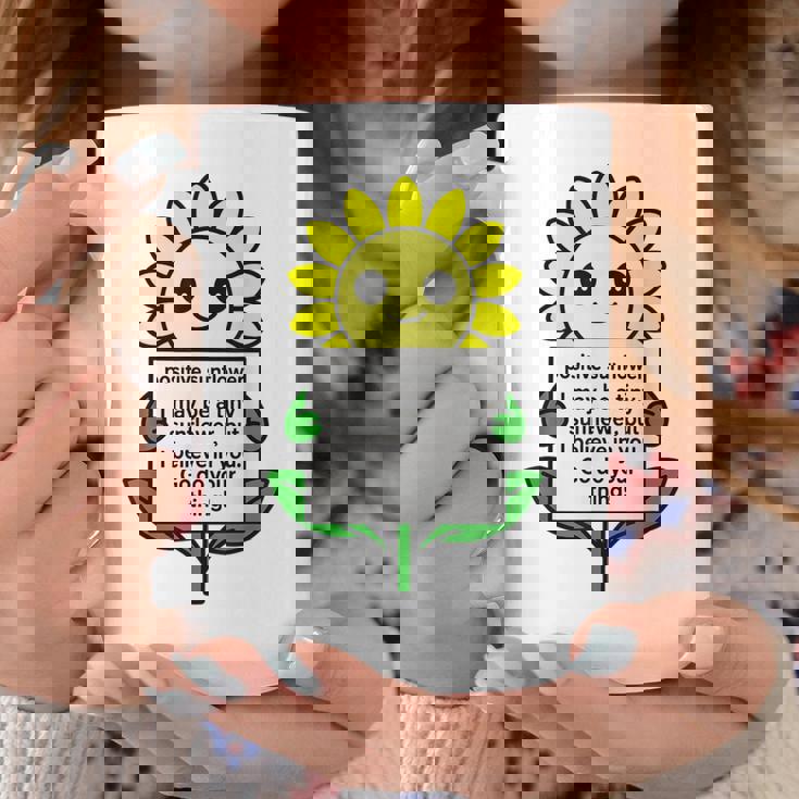 面白いひまわりおもちゃ ポジティブカード ポジティブヒマワリ コーヒーマグ 面白い贈り物